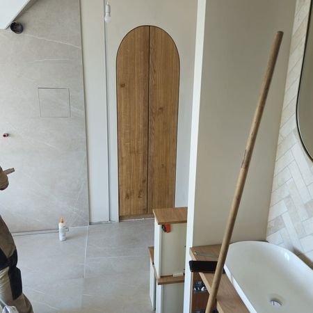 Rundbogen Einbauschrank