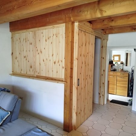 Kiefer Innen-Schiebetür